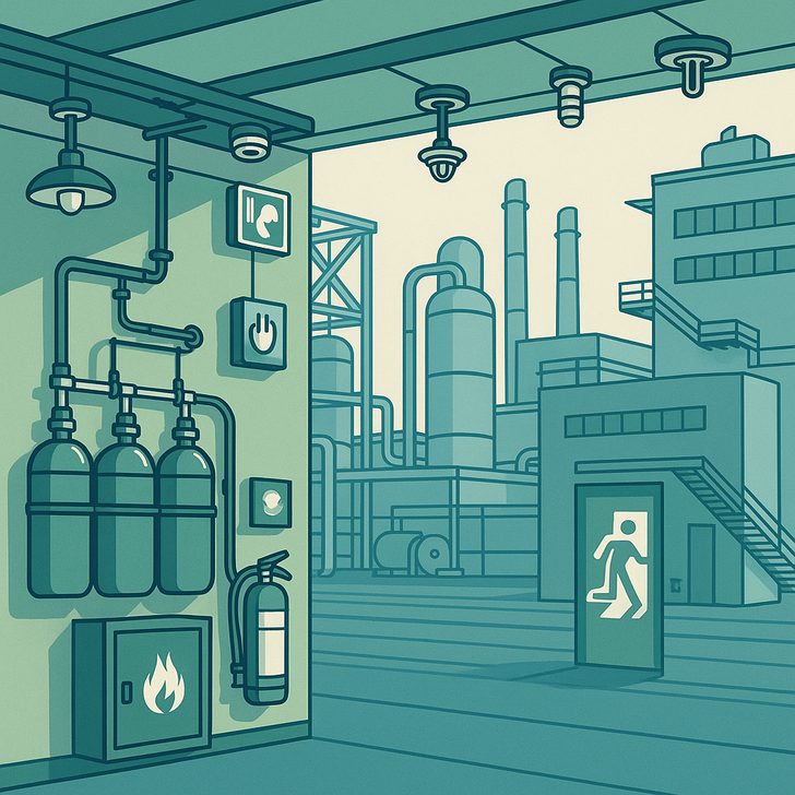 التخطيط الهندسي للحماية من الحرائق