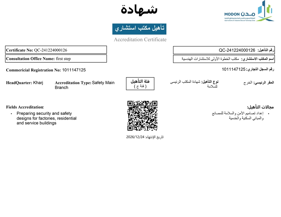 شهادة مدن للسلامة